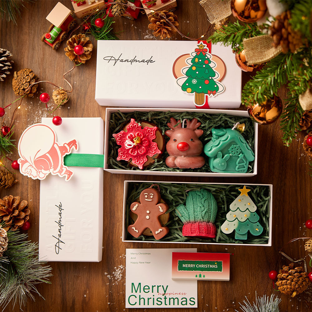 Xmas Home Fragrance - Coffret cadeau de bougies parfumées de