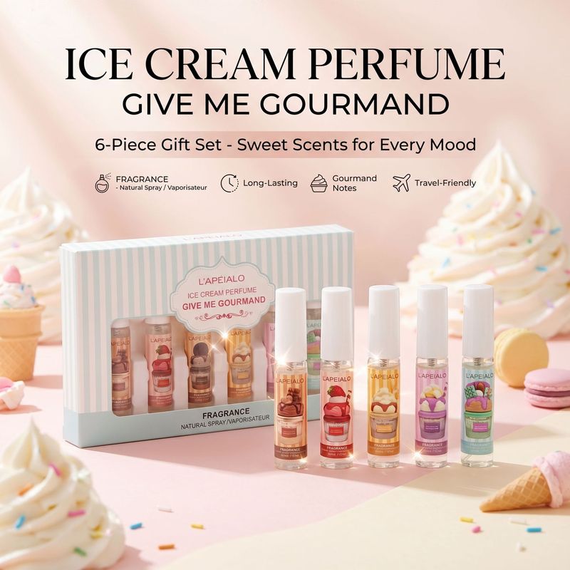 Home Fragrance Set Gift - Ensemble cadeau de 6 pièces, vaporisateur