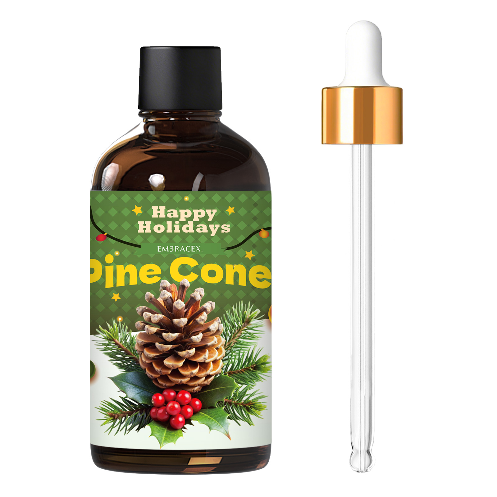 Xmas Home Fragrance - Diffuseur d'huile parfumée aux cônes de