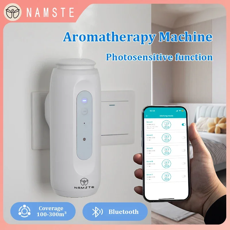 Home Fragrance Relax - Diffuseur intelligent portable NAMSTE 100m³, prise