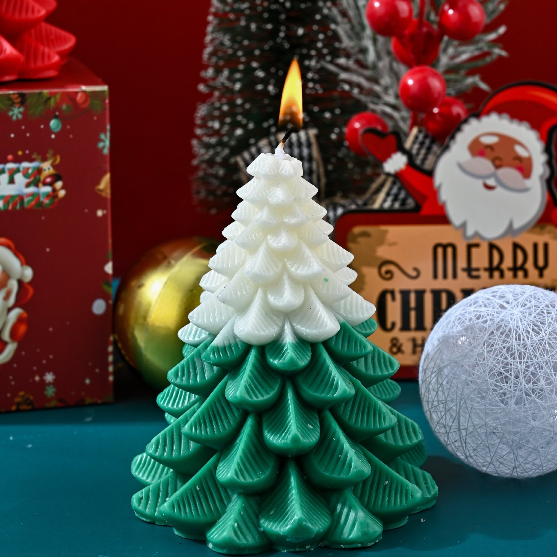 Xmas Home Fragrance - Bougie parfumée en forme de sapin