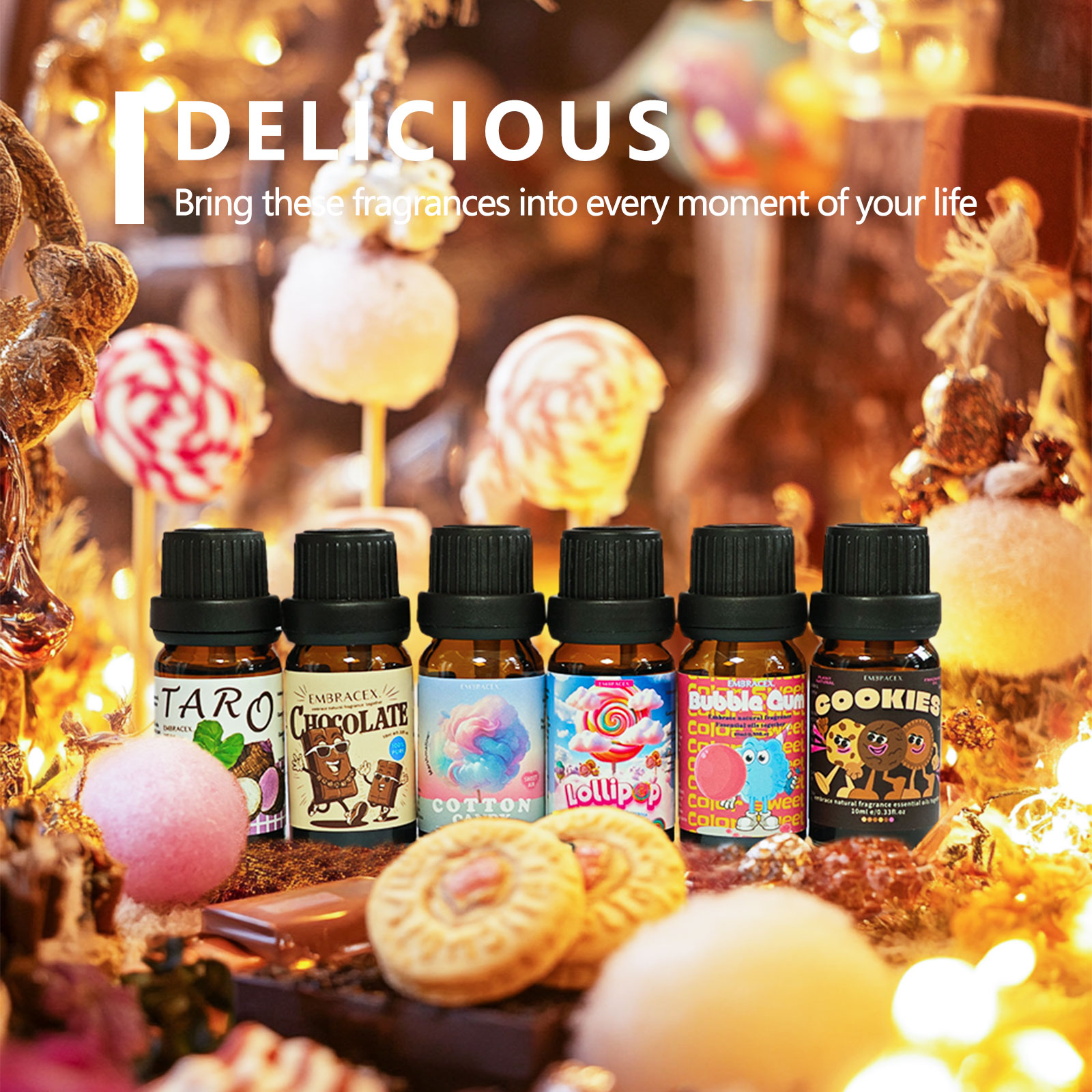 6 pièces/1 ensemble de huiles  - Home Fragrance Relax avis et prix