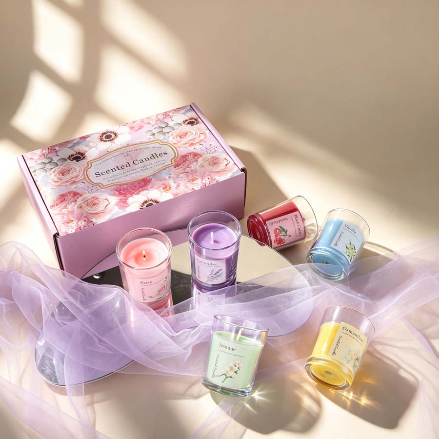 Ensemble cadeau de bougies par - Home Fragrance Set Gift avis et prix